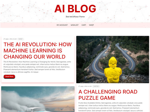 Ai Blog theme