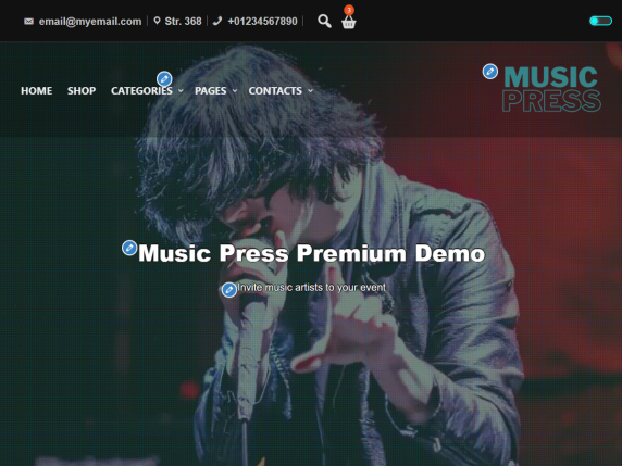 Music Press theme