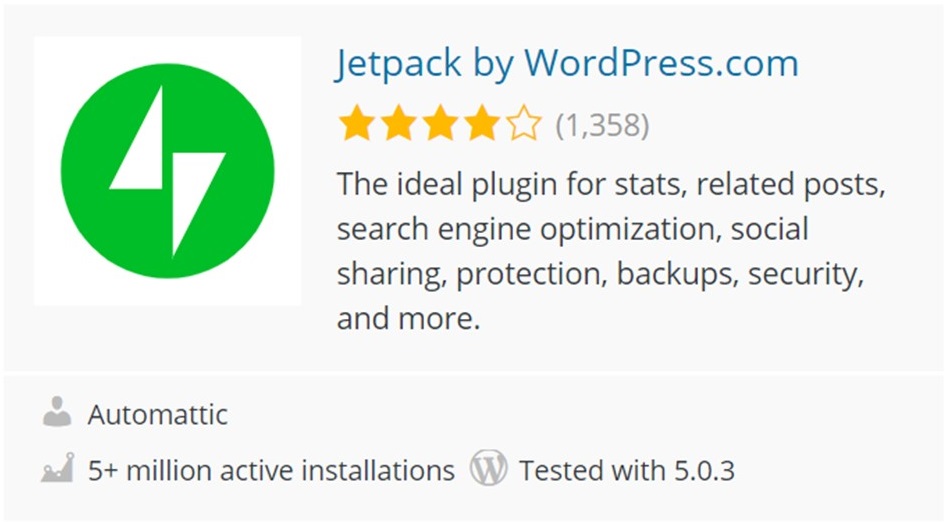 Jetpack plugin