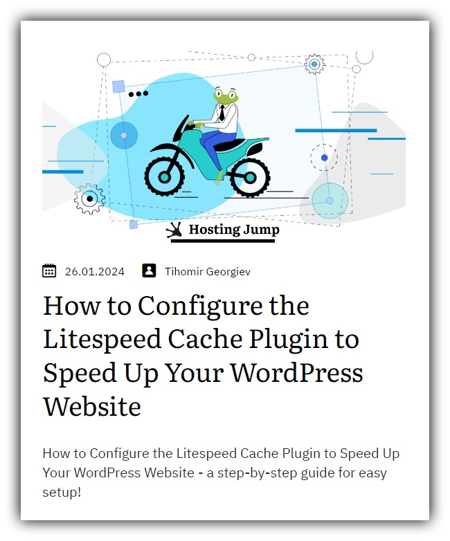 How to set up and configure LiteSpeed Cache Plugin for WordPress - a detailed step-by-step tutorial