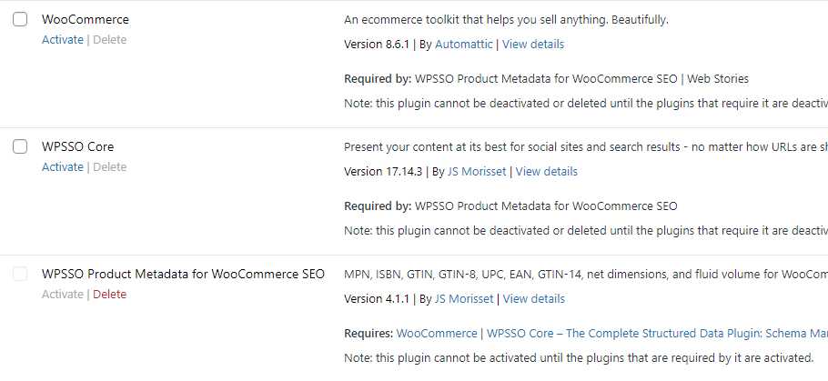 Preview of plugins after WordPress 6.5