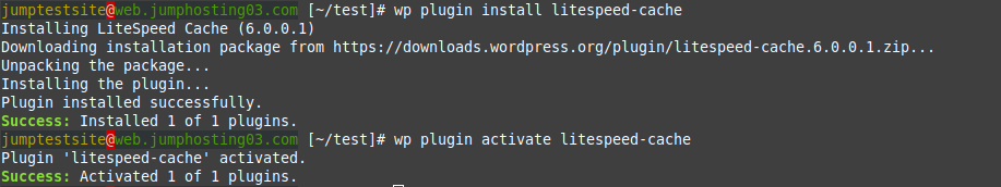 Installing plugins via WP-CLI